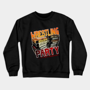 wrestling party Crewneck Sweatshirt